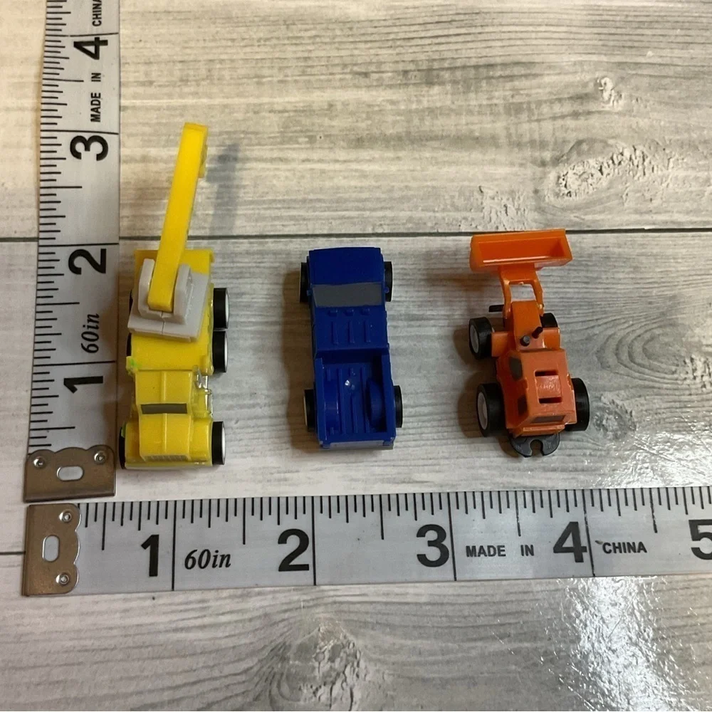 Construction Vehicle Toy Set - Orange, Blue, Yellow lot